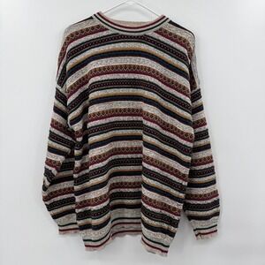 Men's vintage Paolo Ricci Cotton XL Vintage COOGI Style Knit sweater grandpa